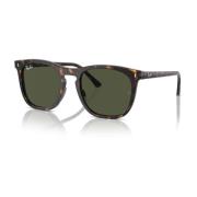 Vierkante zonnebril met groene lenzen Ray-Ban , Brown , Unisex