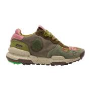 Groene Sneaker Chacrona Suede Satorisan , Multicolor , Dames