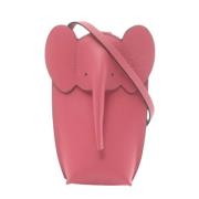 Pre-owned Leather shoulder-bags Loewe Pre-owned , Pink , Dames