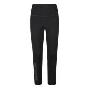 Stijlvolle Leggings voor Vrouwen Moncler , Black , Dames