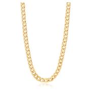 Chunky Gold Link Chain Nialaya , Yellow , Heren