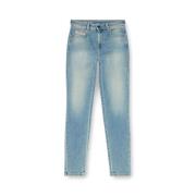 Hoge taille super skinny denim jeans Diesel , Blue , Dames