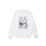 Kate Moss Sweatshirt Anine Bing , White , Dames