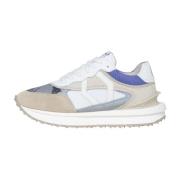 Mesh sneakers met witte en blauwe details Mikakus Barcelona , Multicol...