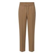 Bruine Wolmix Straight Broek Drole de Monsieur , Brown , Heren