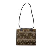 Pre-owned Canvas handbags Fendi Vintage , Black , Dames