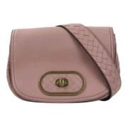 Pre-owned Leather shoulder-bags Bottega Veneta Vintage , Pink , Dames