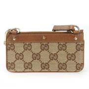 Pre-owned Canvas wallets Gucci Vintage , Brown , Dames