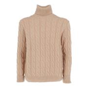 Stijlvolle Turtle Neck Sweater Jacob Cohën , Beige , Heren