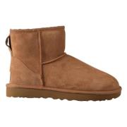 Warm ronde neus instaplaarzen UGG , Brown , Dames