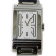 Pre-owned Stainless Steel watches Bvlgari Vintage , White , Dames