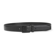 Intreccio Loop Leren Riem Bottega Veneta , Black , Heren