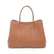 Pre-owned Leather handbags Hermès Vintage , Brown , Dames