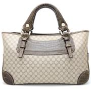 Pre-owned Canvas handbags Celine Vintage , Beige , Dames