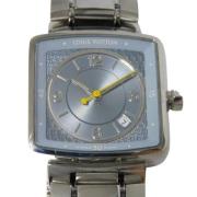 Pre-owned Stainless Steel watches Louis Vuitton Vintage , Blue , Dames