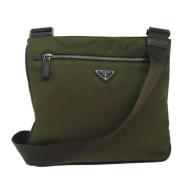 Pre-owned Nylon prada-bags Prada Vintage , Green , Dames