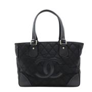 Pre-owned Fabric chanel-bags Chanel Vintage , Black , Dames