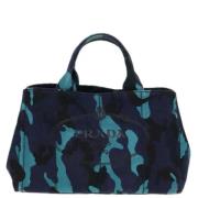 Pre-owned Canvas totes Prada Vintage , Multicolor , Dames