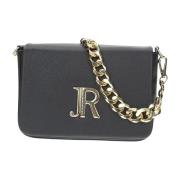 Zwarte Ketting Schoudertas Clip John Richmond , Black , Dames