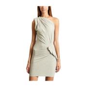 Grijze Asymmetrische Koudeschouderjurk IRO , Gray , Dames