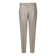 Blauwe elegante broek voor mannen PT Torino , Beige , Heren