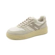 Geveterde Stijl Sneakers Aw24 Hogan , Beige , Dames