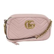 Pre-owned Leather gucci-bags Gucci Vintage , Pink , Dames