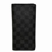 Pre-owned Canvas wallets Louis Vuitton Vintage , Black , Dames