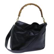 Pre-owned Leather gucci-bags Gucci Vintage , Black , Dames