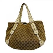 Pre-owned Canvas gucci-bags Gucci Vintage , Brown , Dames