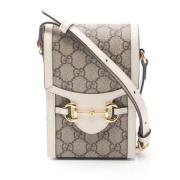 Pre-owned Leather gucci-bags Gucci Vintage , Beige , Dames