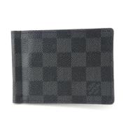 Pre-owned Canvas wallets Louis Vuitton Vintage , Gray , Heren