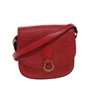 Pre-owned Leather louis-vuitton-bags Louis Vuitton Vintage , Red , Dam...