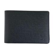 Pre-owned Leather wallets Louis Vuitton Vintage , Black , Dames