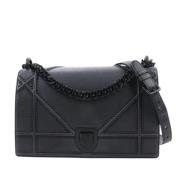 Pre-owned Leather dior-bags Dior Vintage , Black , Dames