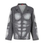 Casual Shirts Diesel , Gray , Heren