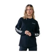 Wereldtour Rose Longsleeve Tee Colourful Rebel , Black , Dames