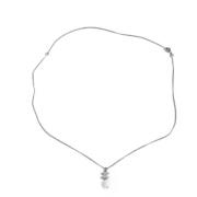 Pre-owned Plastic necklaces Chanel Vintage , White , Dames