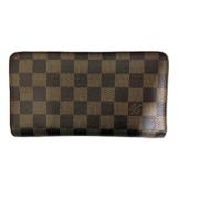 Pre-owned Canvas wallets Louis Vuitton Vintage , Brown , Dames