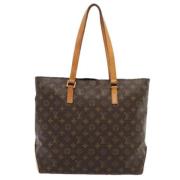 Pre-owned Canvas totes Louis Vuitton Vintage , Brown , Dames