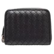 Pre-owned Leather wallets Bottega Veneta Vintage , Black , Dames