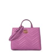 Pre-owned Leather gucci-bags Gucci Vintage , Pink , Dames