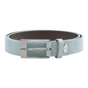 Klassieke Leren Riem Corneliani , Blue , Heren