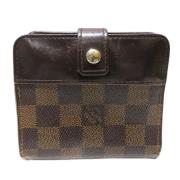 Pre-owned Canvas wallets Louis Vuitton Vintage , Brown , Dames