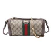 Pre-owned Leather gucci-bags Gucci Vintage , Beige , Dames