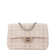 Pre-owned Canvas chanel-bags Chanel Vintage , Beige , Dames