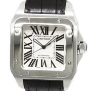 Pre-owned Metal watches Cartier Vintage , White , Dames