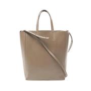 Pre-owned Leather celine-bags Celine Vintage , Beige , Dames