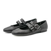 Thekla Zwarte Ballerina`s Aw24 Alohas , Black , Dames