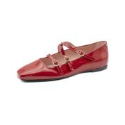 Burgundy Wine Luke Damesschoenen Alohas , Red , Dames